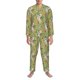 thumbnail image 3 of Fotbe Snake And Floral Pijama de Hombre con Estampado de Manga Larga, Conjunto de 2 Piezas, Ropa de Dormir Suave y Cómoda con Bolsillos-Large, 3 of 7
