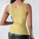 thumbnail image 5 of Camisas para adolescentes,Camiseta de tirantes de patchwork para mujer, sin mangas, cuello cuadrado, poliéster, ropa informal para el hogar y uso diario, sopatenor, 5 of 9