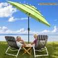 thumbnail image 3 of Yescom 10 Ft 3 Tier Patio Umbrella with Crank Handle Push to Tilt Garden Home, 3 of 11