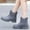 Grey, variant on KANG Top Rubber Baby Boots Water Women Rain Boot Rainproof Shoe Rain Boots Collar Gardening Boots Ultra Lightweight Portable Garden Shoes