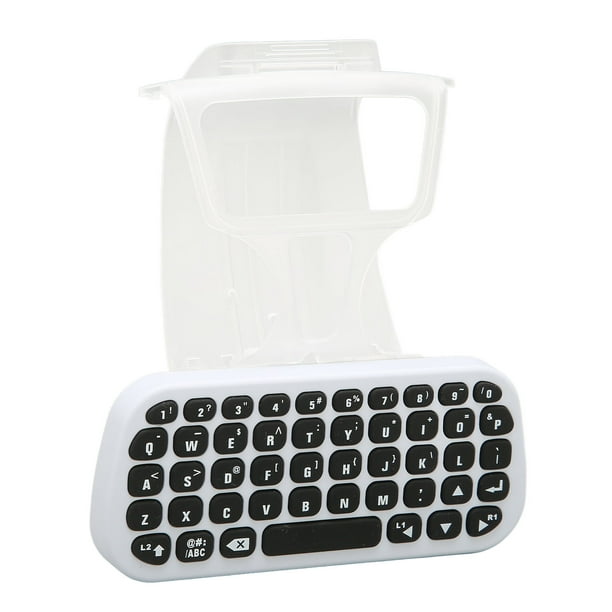 Teclado Controlador Inalámbrico, Emparejamiento DC 5V Aspecto Elegante Teclado Controlador Tipo C Puerto De Carga Profesional Con Soporte De Clip Para Controlador De