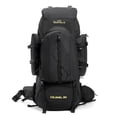 thumbnail image 2 of Tripole Colonel 95 Litres Internal Frame Rucksack + Detachable Day Pack, Rain Cover, Black, 2 of 4