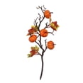 thumbnail image 1 of Simulation Maple Leaf Pumpkin Cutting Acorns Thanksgiving Harvest Festival Decoration, 1 of 9