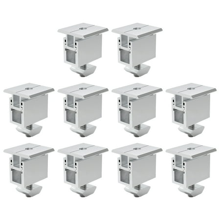 

BOOMTB 10Pcs Aluminium Solar Panel Mounting Bracket Fixing Set Caravan Roof Motorhome