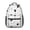 Baseballs Caps Black, variant on Baseballs Dots White Pattern Backpack for School, Cute School Bag with Adjustable Shoulder Straps and Padded Back, 15.3"x11"x6.7"