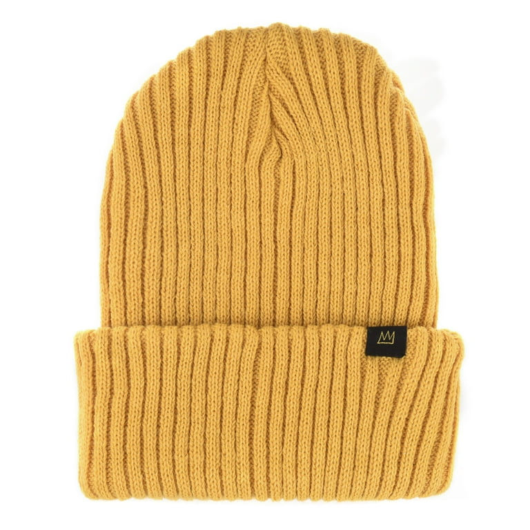 WITHMOONS Beanie Hat Jean-Michel Basquiat Crown Embroidery