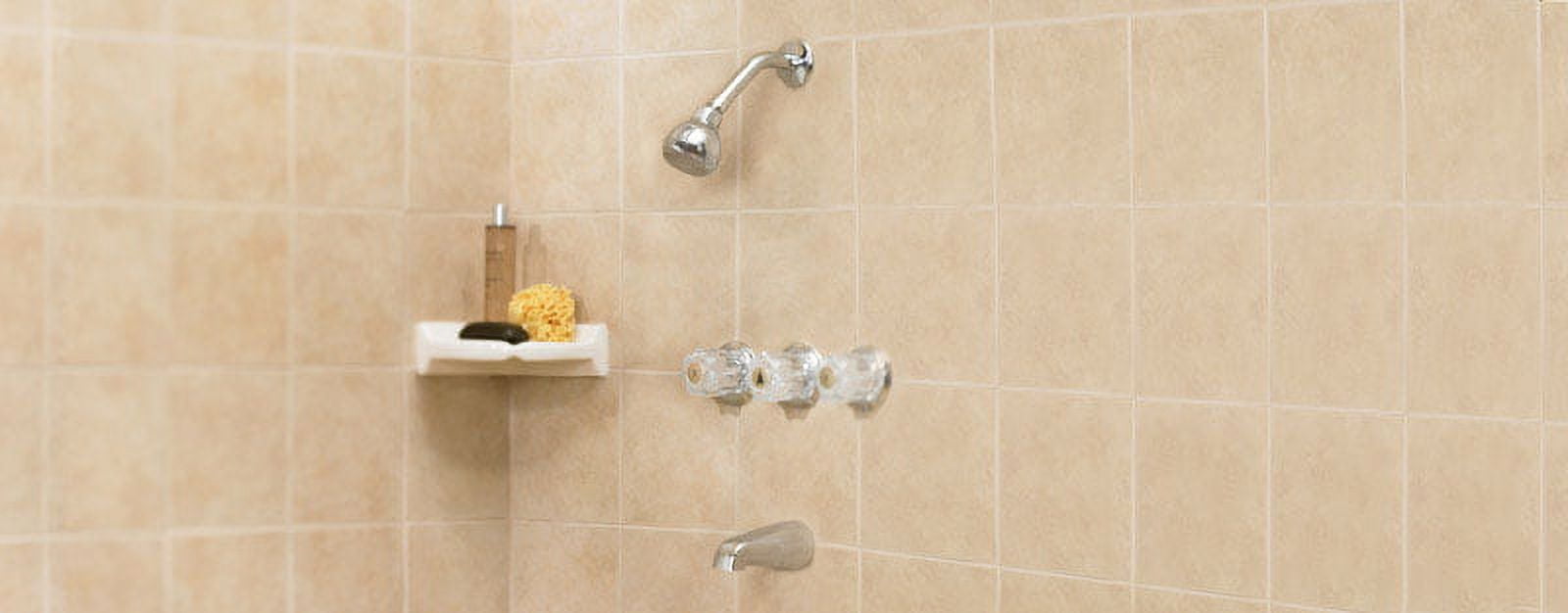 OakBrook Essentials Three Handle Tub and Shower Faucet, Chrome