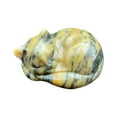 thumbnail image 1 of Natural Quartz Crystal Sleeping Cat Decoration Crystal Cat Sleeping Statue 2 Inch Opal Cat Crystal Statue Statue For Home Meditation, 1 of 9