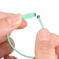 thumbnail image 4 of Uxcell Cable Key Rings 160mm Wire Keychain Twist Loops Light Green 8 Pack, 4 of 6