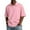 Light pink01, variant on Dwelliawo Polo Shirts for Men Loose Fit Collared Stylish Golf Pullover Shirts Classic Button Basic Short Sleeve Shirts Light pink 3XL
