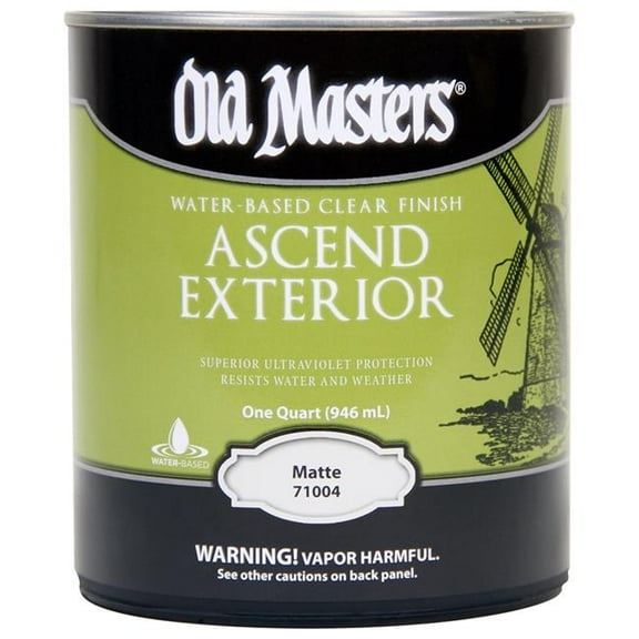 1 qt. Ascend Exterior Water-Based Finish - Matte