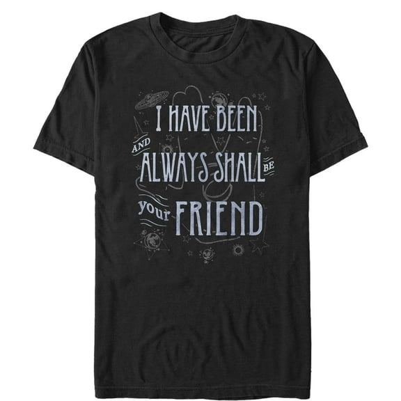 Men's Star Trek: The Original Series Spock Always Your Friend Quote Graphic Tee Black Medium
