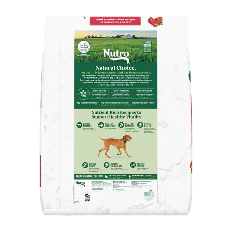 Nutro 28 lb Natural Choice Beef & Brown Rice Adult Dry Dog Food