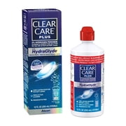 Clear Care Plus Cleaning and Disinfecting Contact Lens Liquid Solution for Daily Use, 12 fl oz