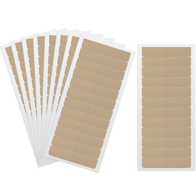 180 Pcs de Bandes d'Extension de Cheveux Double Face pour Remplacement, 4 x 0.8 cm