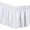 A, variant on Elastic Bed Skirt, Polyester, Dust-Proof, Non-Slip, White, For Bedroom Bed Decoration