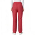 thumbnail image 2 of Boyscolos Women's Stretch Scrub Pants Mid Rise Pull On Workwear Cargo Pocket Full Elastic Waist Medical Uniform Comfortable, 2 of 3