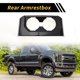 thumbnail image 3 of Ofertas Únicas 1 Pcs Cubierta del soporte para el reposabrazos trasero para Ford F-150 2015-2020 Cubierta del soporte para el reposabrazos del asiento trasero de fibra de carbono ABS Negra, 3 of 6