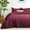 Coin Pattern Burgundy, variant on Quilts for Full Bed Spa-Blue Bedspreads Bedding Set - Lightweight Bedspread Comforter - Coin Pattern Bedding Coverlet for All Season - 3 Pieces (1 Quilt, 2 Pillow Shams)
