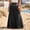 Black, variant on Boho Maxi Skirts for Women Summer Cute Flowy Long Skirts Flared A Line Elastic Waist Beach Vacation Resort Pink XL