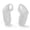 White, variant on 1 Pair Anti-Fall Silicone Controller Grips Cover for Meta Quest 3, Ergonomic Skin-Friendly Protective Case(White)