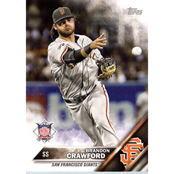 Collectible 2016 National League All-Stars Topps #NL6 Brandon Crawford MLB Baseball Trading Card