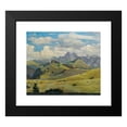 thumbnail image 2 of Max Kahrer 17x15 Black Modern Framed Museum Art Print Titled - Seiser Alm (South Tyrol) (1914), 2 of 5