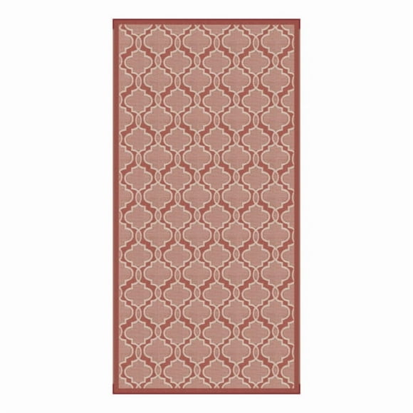 Lippert Components Tapis de Patio 2021028036 Longueur 16 Pieds x Largeur 8 Pieds; Terre Cuite; Polypropylène; Tissu Réversible; Résistant aux UV/moisissures/mildiou; Sans Oeillets/piquets
