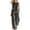 Dark Gray, variant on 2026 Summer Vacation Outfits Women's 2 Piece Linen Set, Color Block Sleeveless Tank Top Wide Leg Pants Beach Lounge Dressy Business Sets
