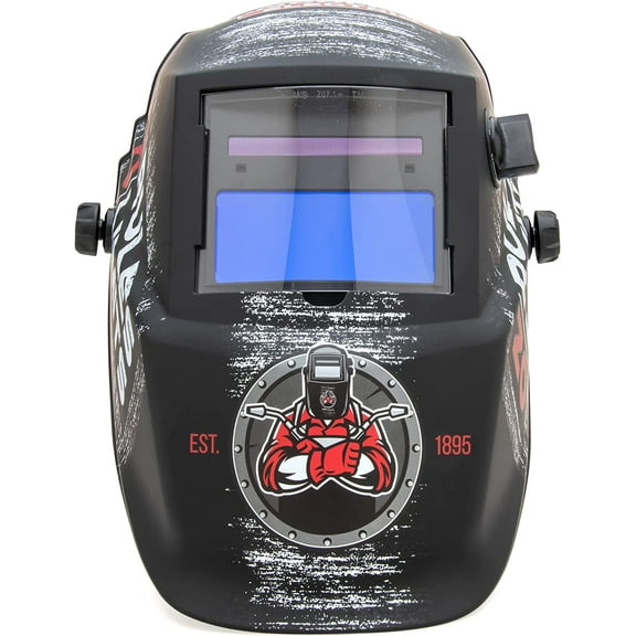 Lincoln Electric Auto-Darkening Welding Helmet with Variable Shade Lens No. 7-13 (1.73 x 3.82 in. Viewing Area) No Rules Limits Design