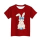 thumbnail image 2 of Camiseta de Cuello Redondo Impresa de Pascua de Manga Corta para Niños, Camiseta Gráfica de Niños Casual para 3-14 Años de Uso Diario, 2 of 5