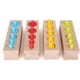 thumbnail image 2 of Juego de madera "multicolor" con piezas encajables y bloques de madera; clasificar, contar, medir, 2 of 5