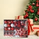 thumbnail image 1 of Juego de adornos para árbol de Navidad de 47 piezas surtidos para puerta de chimenea exquisito Rojo Macarena Bolas colgantes de árbol, 1 of 8