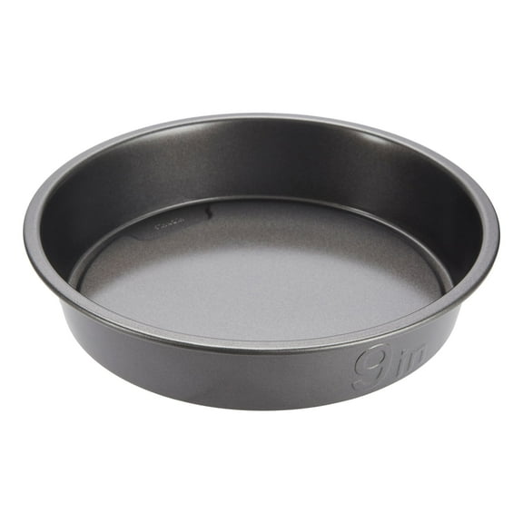 GoodCook PRO Nonstick Steel Round Cake Pan, 9", Gray