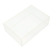 ELAYARD Transparent Plastic Tea Bag Organizer Box for Coffee and Tea Storage, Kitchen Counter and Pantry Storage Solution