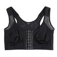thumbnail image 1 of Women Front Fastening Sports Bra Padded Zipped Seamless Racerback Wirefree Yoga Bra, 1 of 6