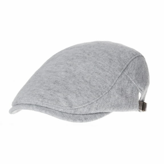 WITHMOONS Wool Soft Melange Simple Newsboy Hat Flat Cap SL3126 (Grey)