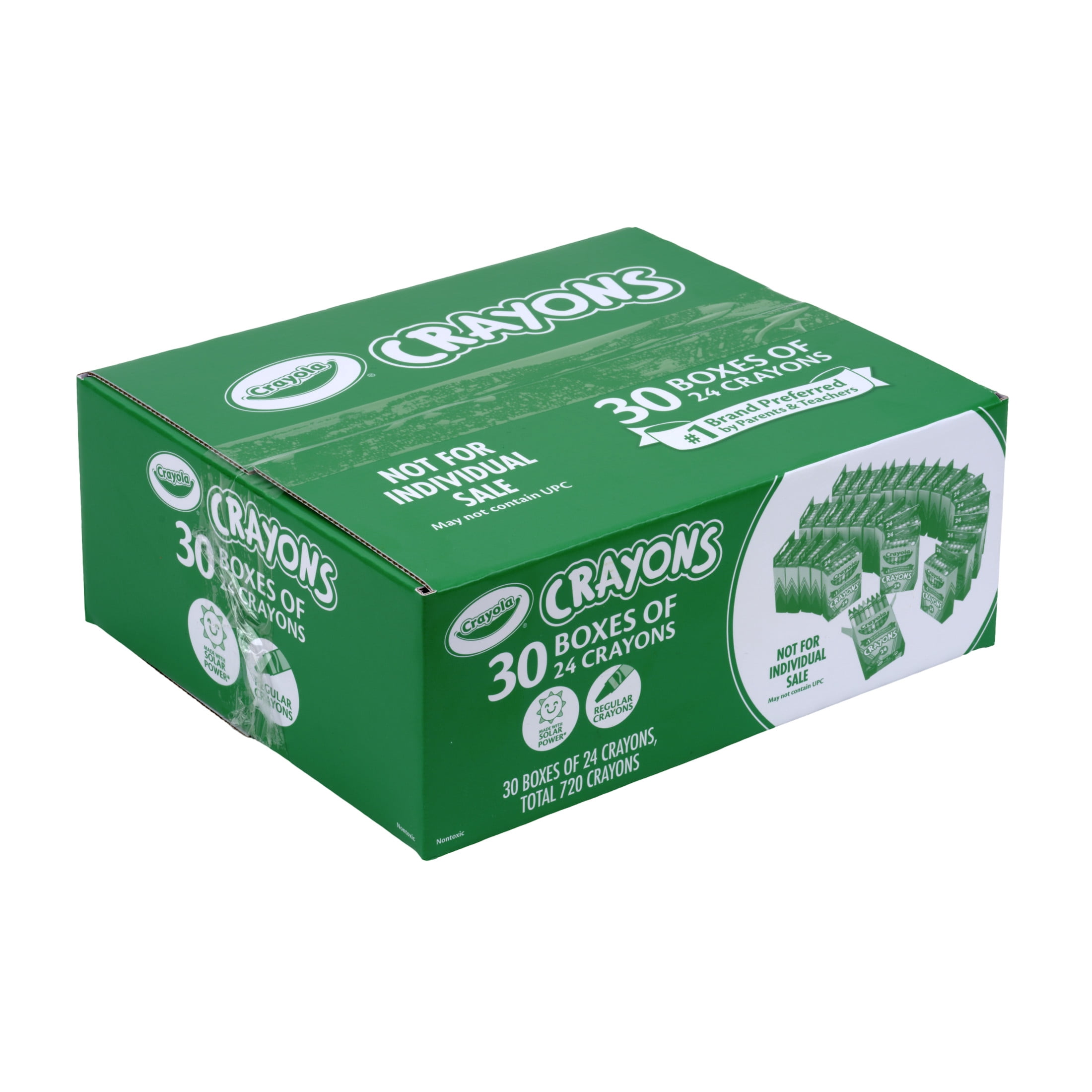 Crayola Crayons Bulk (30 Boxes of 24), Classroom Essentials for Teachers, Kindergarten & Elementary School Supplies, Art Teacher Gift, Ages 3+