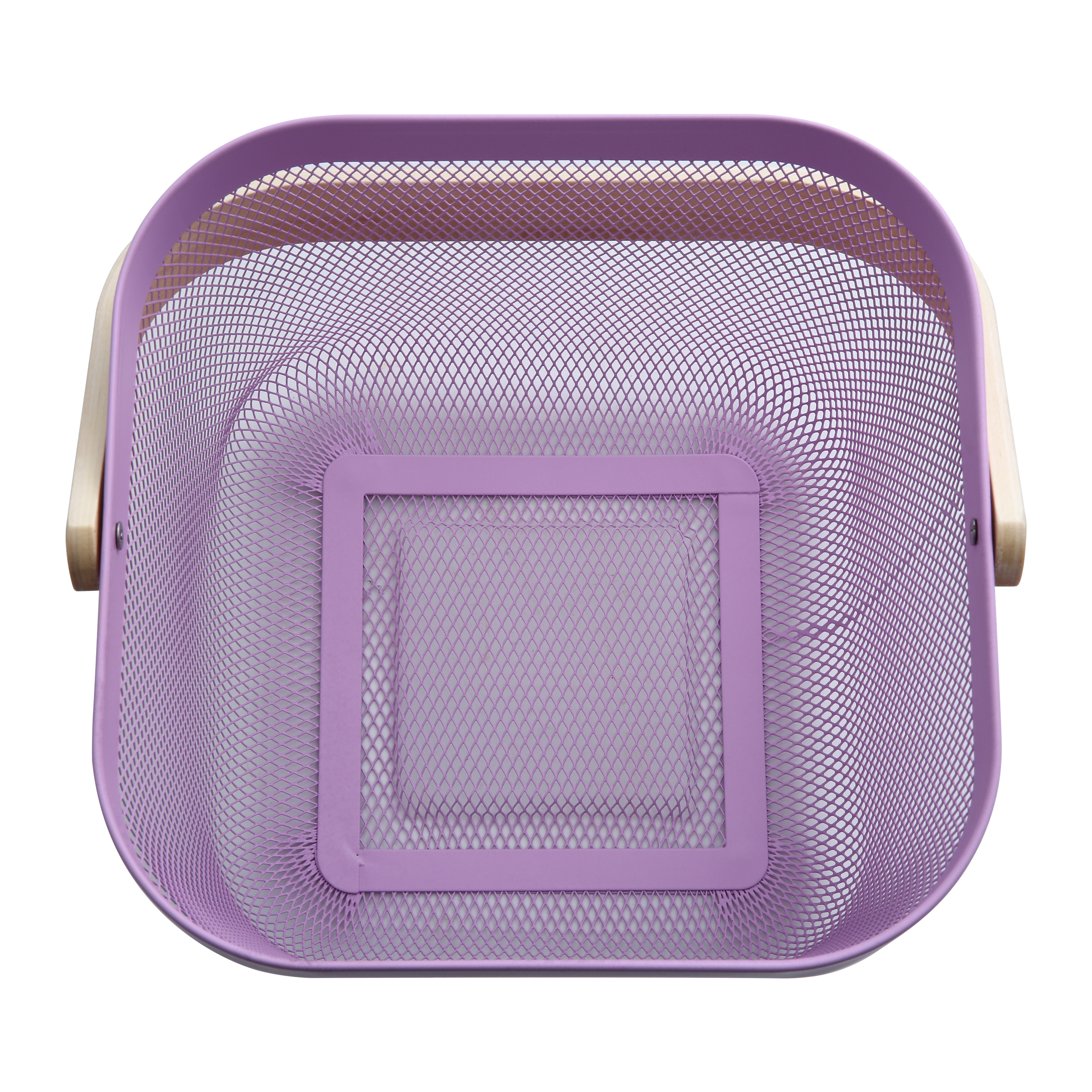 Way To Celebrate Easter Square Mesh Basket, Purple, 10 in x 7 in