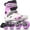 WHITE, variant on Professional Inline Skates for Women Men, COSMOID Roller Blades Adult Male Female, Size 5-13，Professional Fitness Roller Skates Blades for Unisex