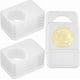 thumbnail image 1 of 12 soportes para monedas de 40 mm, estuche de almacenamiento de plástico transparente con fijación de cuatro puntos, cápsulas protectoras para monedas., 1 of 9