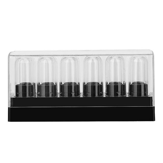 12 Uds tubo de muestra de lápiz labial de plástico Mini bálsamo labial tubo vacío herramienta cosmética DIY