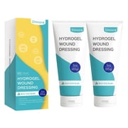 Dimora Hydrogel First Aid Burn Gel, Soothing Ointment for Skin Repair, Emergency Burn Care, Post-Surgery Incisions, Bruises & Wound Debridement, 6oz, 2 Pack