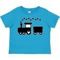 thumbnail image 3 of Inktastic Valentines Day Heart Choo Choo Train Boys Toddler T-Shirt, 3 of 5