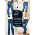 thumbnail image 4 of Roaman's Women's Plus Size Tall Iconic Wide Leg Jean, 4 of 5