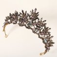 thumbnail image 5 of Tocado de novia de cristal para mujer, corona gótica para mujer, para graduación, desfile, fiesta de cumpleaños, horquilla pequeña, 5 of 5