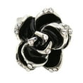 thumbnail image 4 of Anillo de dedo de moda con gota de aceite, rosa, joyería, anillo de flor, anillo de diamante con apertura ajustable para mujer y niña, 4 of 7