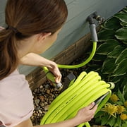 Flexzilla SwivelGrip Garden Hose 5/8 in. x 75 ft., Lightweight All-Weather Water Hose, Durable and Flexible, Leak-Free Connections, ZillaGreen