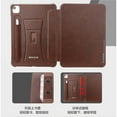 thumbnail image 2 of Dteck Case for iPad 11-inch (A16) 2025 11th Gen/ iPad 10th Generation 10.9 inch 2022,Luxury Leather Magnetic Card Slots Wallet Case Stand Shockproof Cover,Darkbrown, 2 of 7