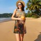 thumbnail image 3 of Fotbe Cute Floral Cow Vestido de Verano sin Mangas para Mujer – Vestido Midi Línea A, Estilo Camiseta Floral, Vestido Playero Casual y Fluido, 3 of 7